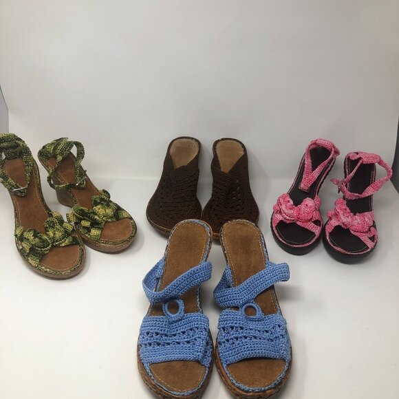 4 Pairs of Sandals - Made in Mexico Sz 7 - 7.5 - Picture 9 of 9